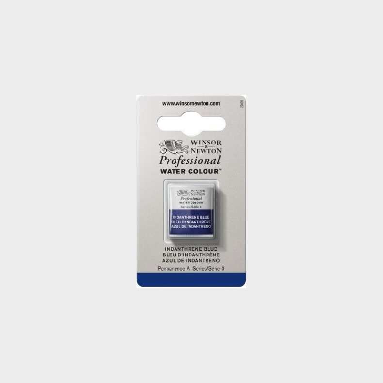 Winsor &amp; Newton - Akvarelfarve 1/2 Pan - Indianthrene Blue