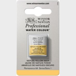 Winsor & Newton - Akvarelfarve 1/2 Pan - Naples Yellow Deep