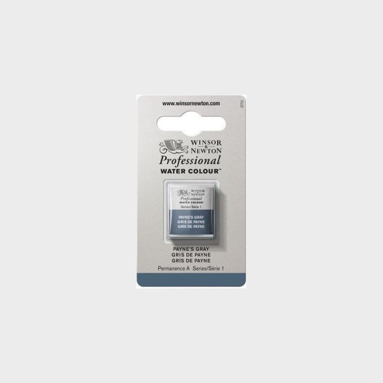 Winsor &amp; Newton - Akvarelfarve 1/2 Pan - Paynes Grey