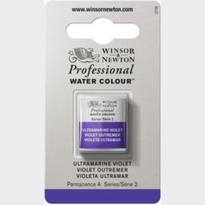 Winsor & Newton - Akvarelfarve 1/2 Blok - Ultramarine Violet