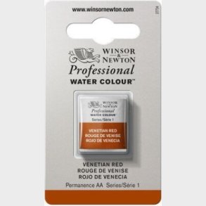 Winsor & Newton - Akvarelfarve 1/2 Blok - Venetian Red