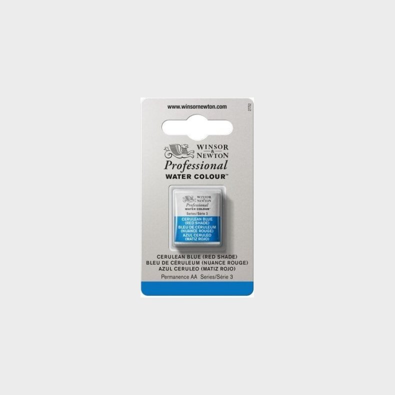 Winsor &amp; Newton - Akvarelfarve 1/2 Blok - Cerulean Blue