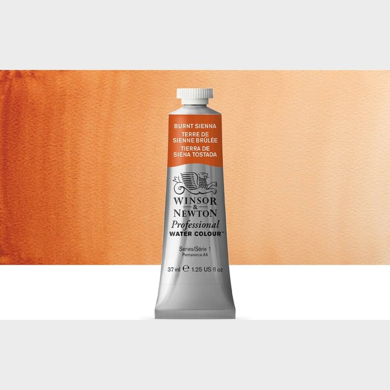 Winsor &amp; Newton - Akvarelfarve - Burnt Sienna 37 Ml