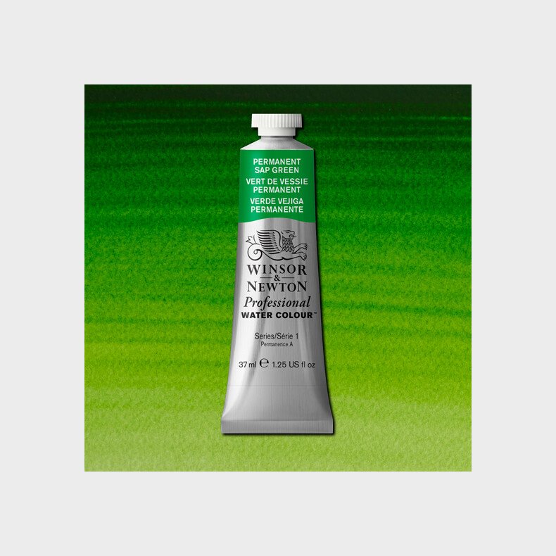 Winsor &amp; Newton - Akvarelfarve - Permanent Sap Green 37 Ml