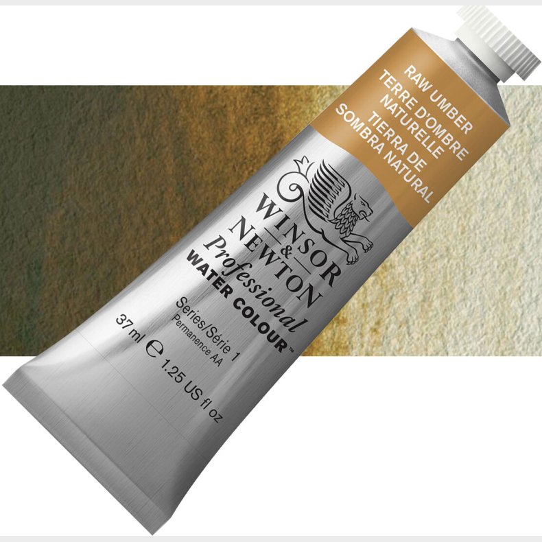 Winsor &amp; Newton - Akvarelfarve - Raw Umber 37 Ml