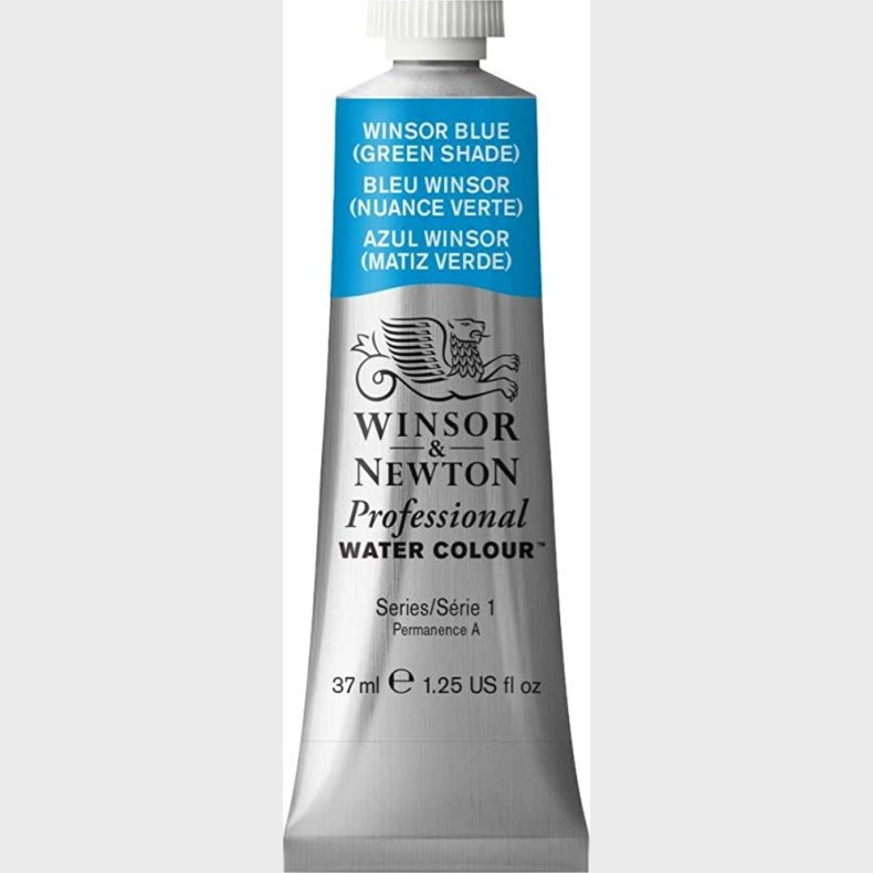 Winsor &amp; Newton - Akvarelfarve - Winsor Blue Green Shade 37 Ml