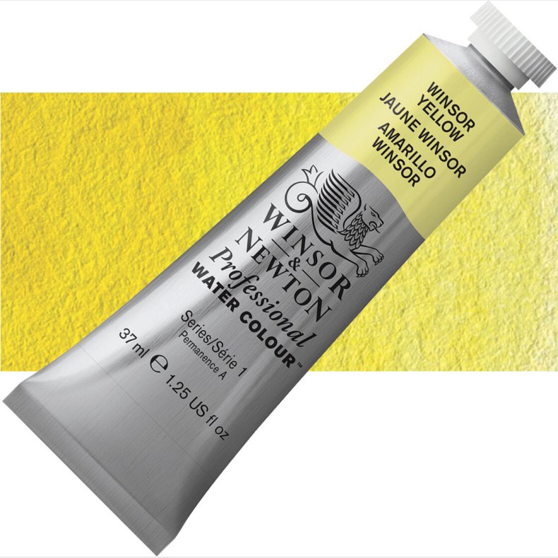 Winsor &amp; Newton - Akvarelfarve - Winsor Yellow 37 Ml