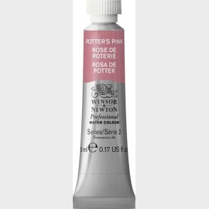Winsor & Newton - Akvarelfarve - Potters Pink 5 Ml