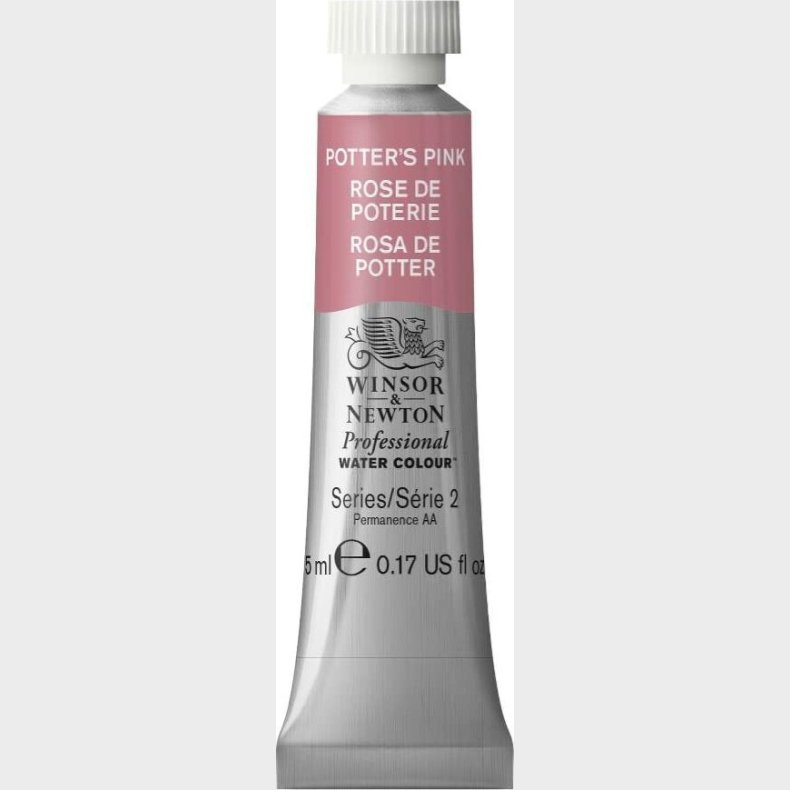 Winsor &amp; Newton - Akvarelfarve - Potters Pink 5 Ml