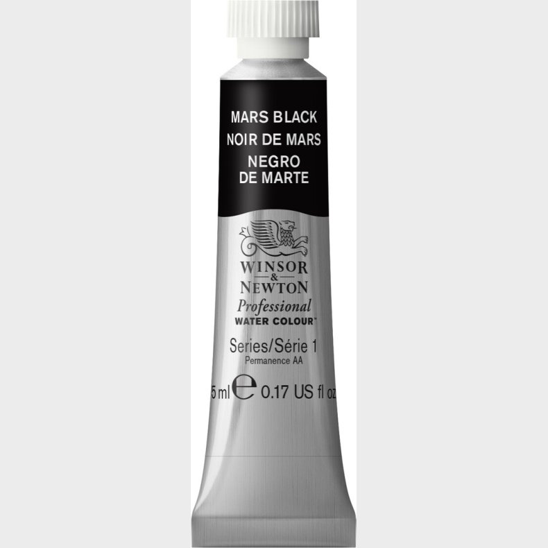 Winsor &amp; Newton - Akvarelfarve - Mars Black 5 Ml