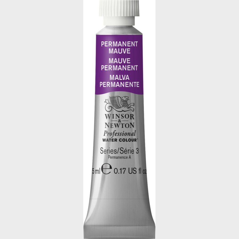 Winsor &amp; Newton - Akvarelfarve - Permanent Mauve 5 Ml