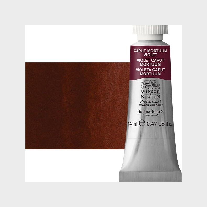 Winsor &amp; Newton - Akvarelfarve 1/2 Blok - Caput Mortuum Violet