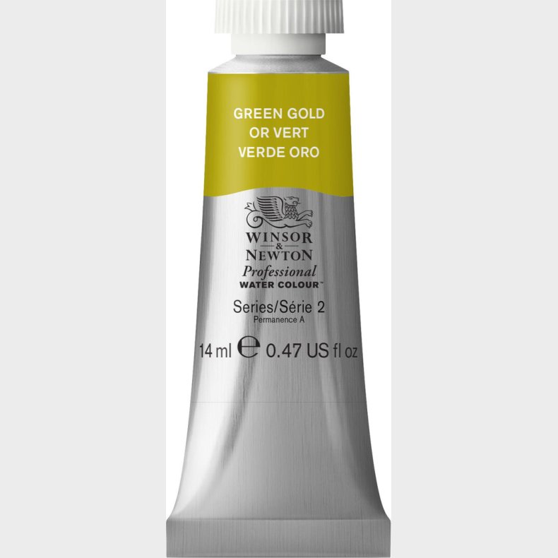 Winsor &amp; Newton - Akvarelfarve - Green Gold 14 Ml