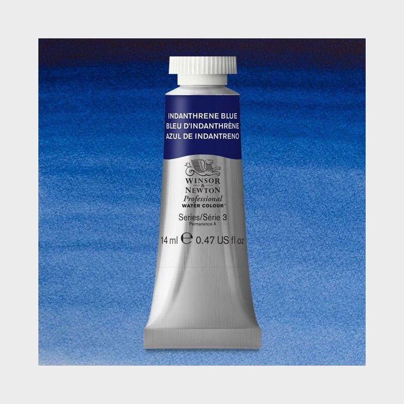 Winsor &amp; Newton - Akvarelfarve - Indianthrene Blue 14 Ml