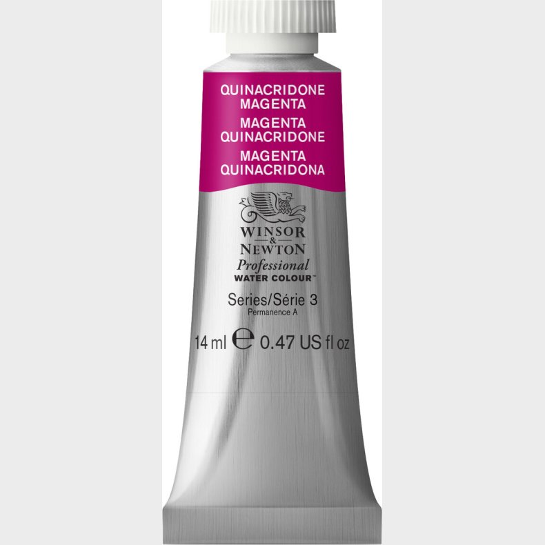 Winsor &amp; Newton - Akvarelfarve - Quinacridone Magenta 14 Ml