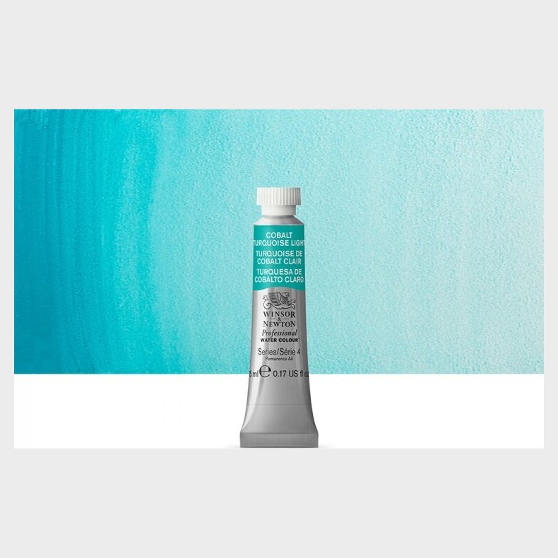 Winsor &amp; Newton - Akvarelfarve - Cobalt Turquoise Light 5 Ml
