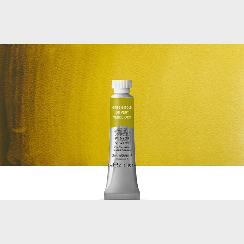 Winsor &amp; Newton - Akvarelfarve - Green Gold 5 Ml