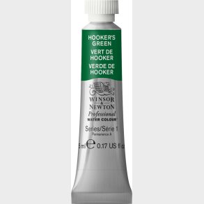 Winsor & Newton - Akvarelfarve - Hookers Green 5 Ml