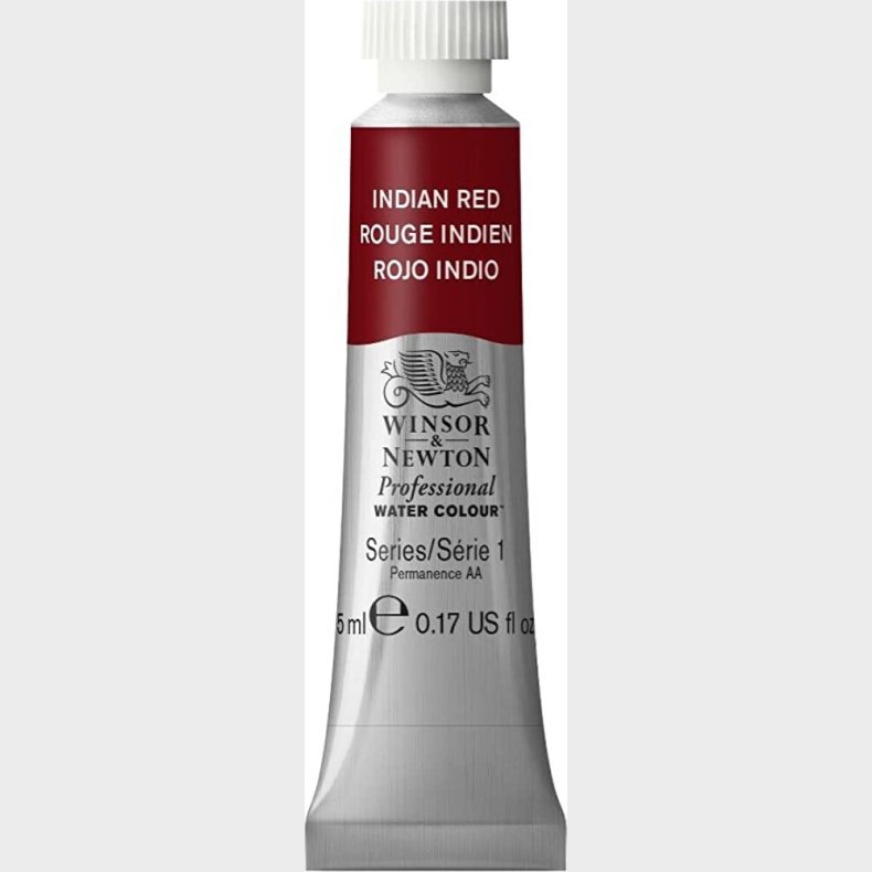 Winsor &amp; Newton - Akvarelfarve - Indian Red 5 Ml