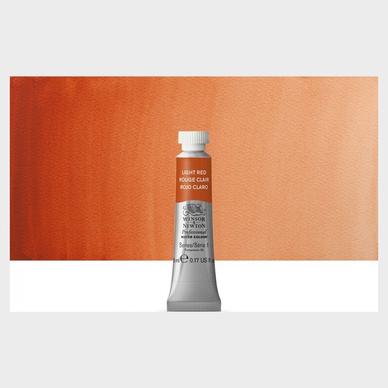 Winsor &amp; Newton - Akvarelfarve - Light Red 5 Ml