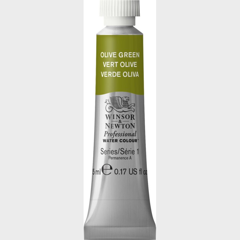 Winsor &amp; Newton - Akvarelfarve - Olive Green 5 Ml