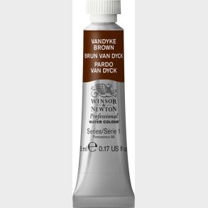 Winsor & Newton - Akvarelfarve - Vandyke Brown 5 Ml