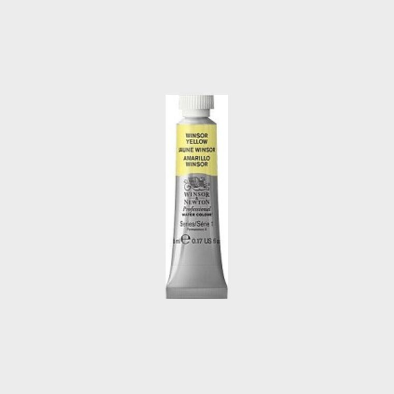 Winsor &amp; Newton - Akvarelfarve - Winsor Yellow 5 Ml
