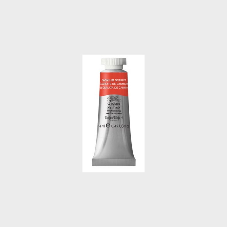 Winsor &amp; Newton - Akvarelfarve - Cadmium Scarlet 14 Ml
