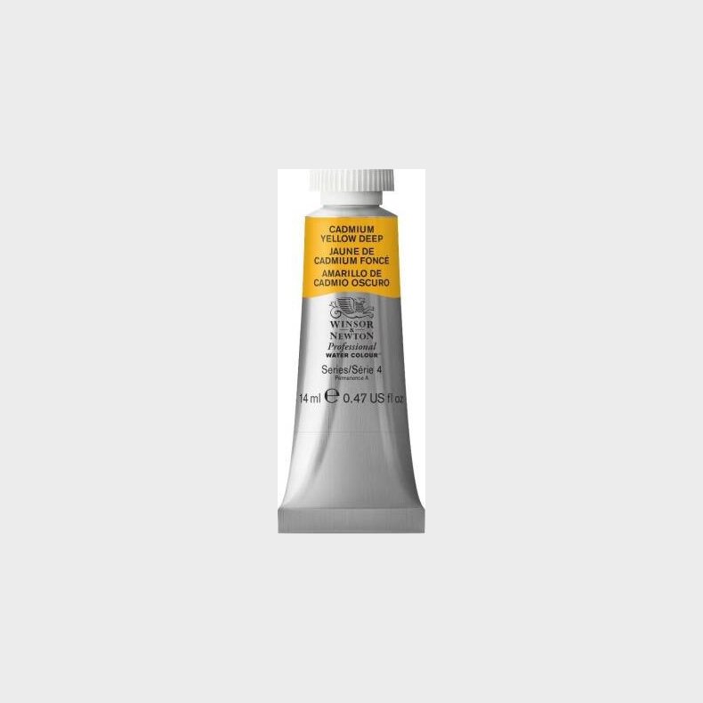 Winsor &amp; Newton - Akvarelfarve - Cadmium Yellow Deep 14 Ml