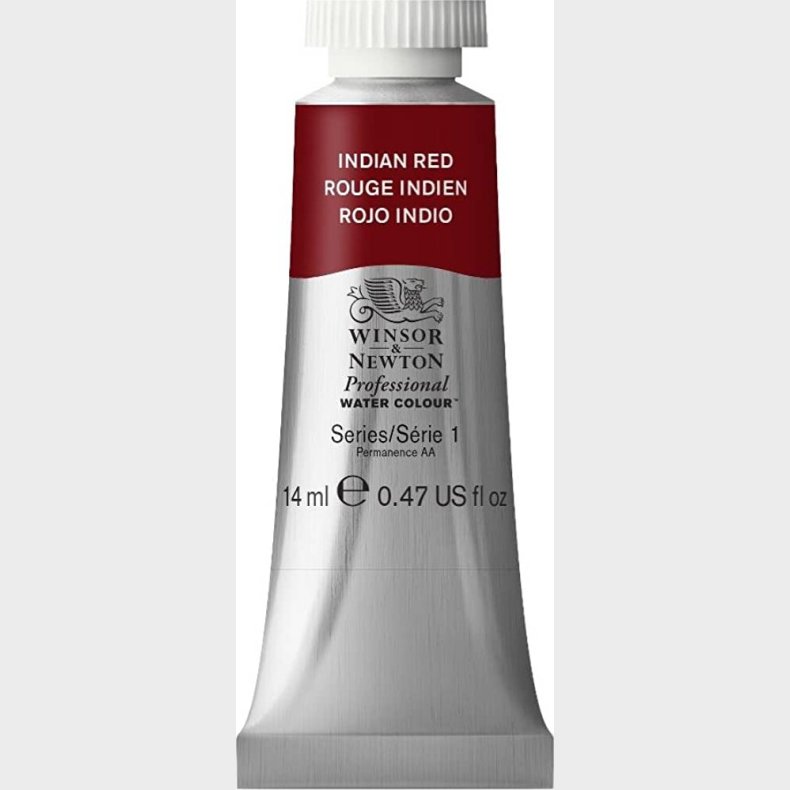 Winsor &amp; Newton - Akvarelfarve - Indian Red 14 Ml