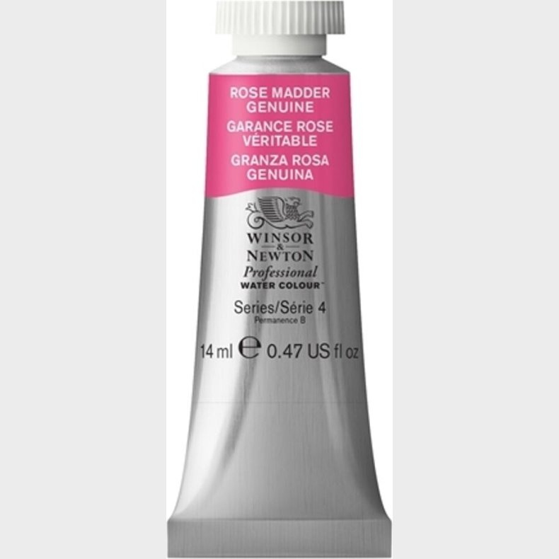 Winsor &amp; Newton - Akvarelfarve - Rose Madder Genuine 14 Ml