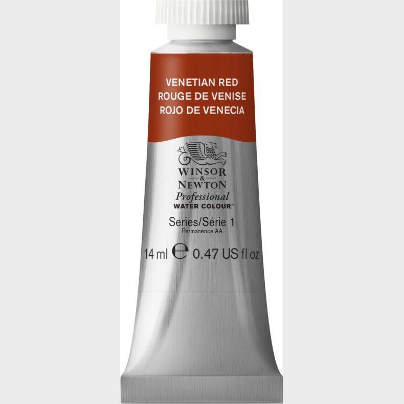 Winsor &amp; Newton - Akvarelfarve - Venetian Red 14 Ml