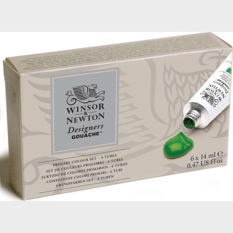 Winsor &amp; Newton - Gouache Maling St - 6x14 Ml