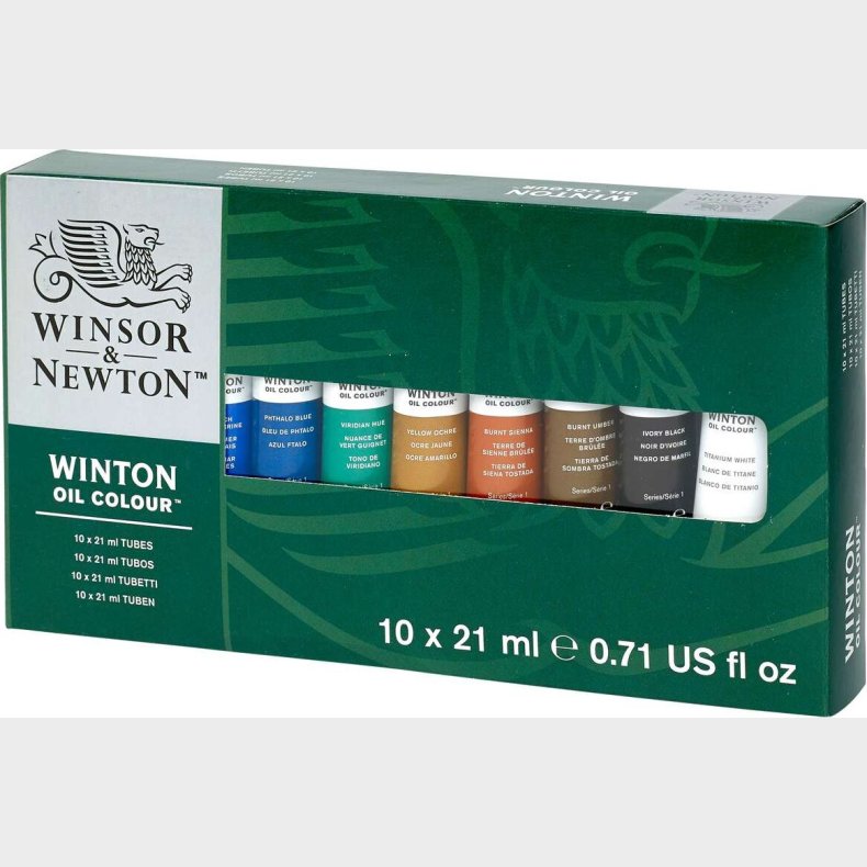 Winsor &amp; Newton - Winton Oil Colour - Oliemaling St - 10x21 Ml