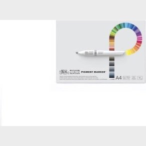 Tegneblok - Pigment Marker - A4 - 15 Ark - Winsor & Newton