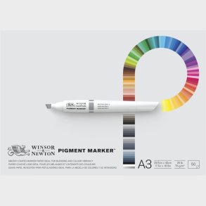 Tegneblok - Pigment Marker - A3 - 50 Ark - Winsor & Newton