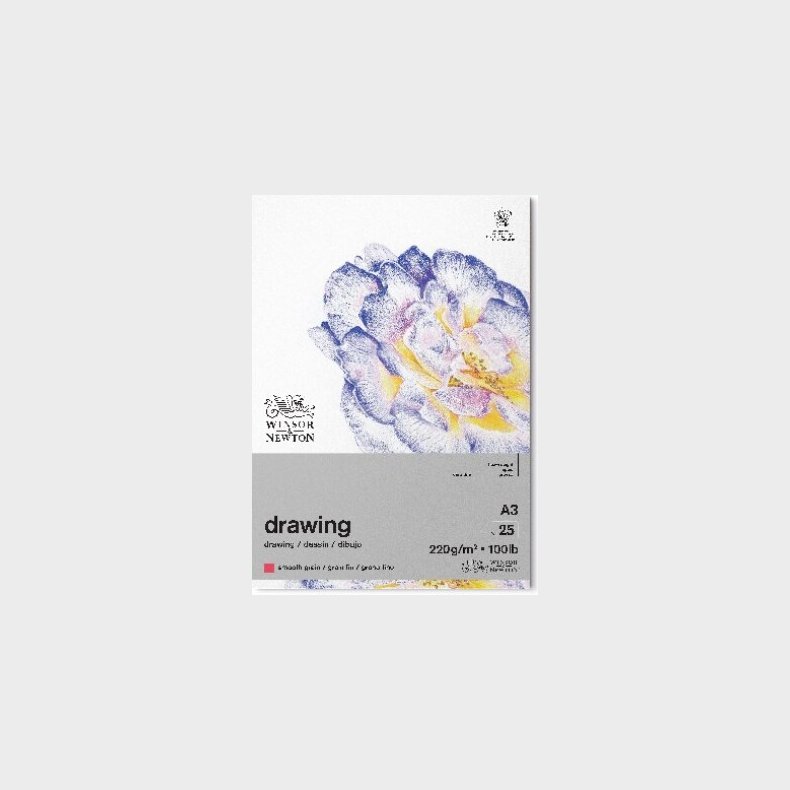Skitsepapir - Smooth Surface - A3 - 25 Ark - Winsor &amp; Newton