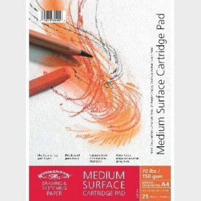 Skitseblok - A4 - Medium - 25 Ark - Winsor & Newton