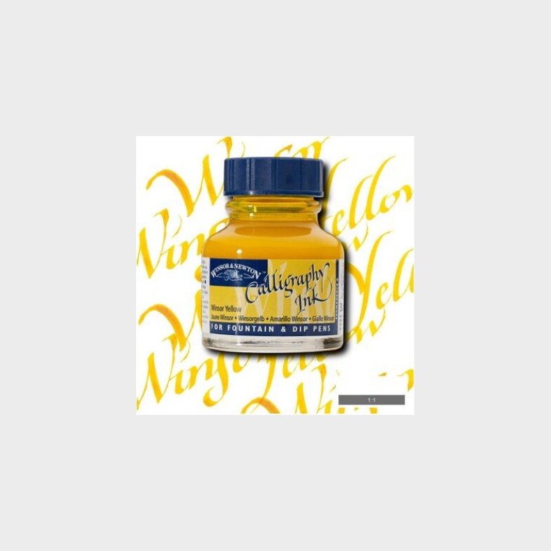 Winsor &amp; Newton - Calligraphy Ink - Blk - Winsor Yellow 30 Ml