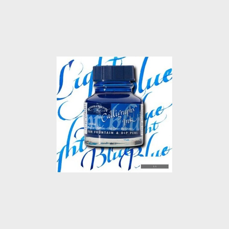Winsor &amp; Newton - Calligraphy Ink - Blk - Light Blue 30 Ml