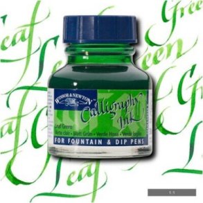 Winsor & Newton - Calligraphy Ink - Blk - Leaf Green 30 Ml