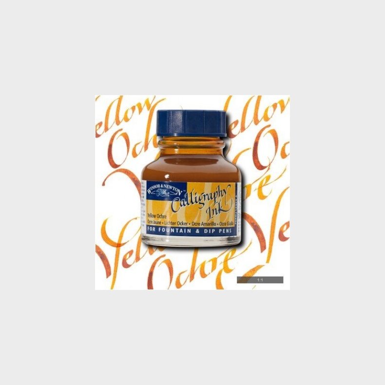 Winsor &amp; Newton - Calligraphy Ink - Blk - Yellow Ochre 30 Ml