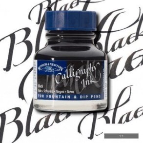 Winsor & Newton - Calligraphy Ink Blk - Sort 30 Ml