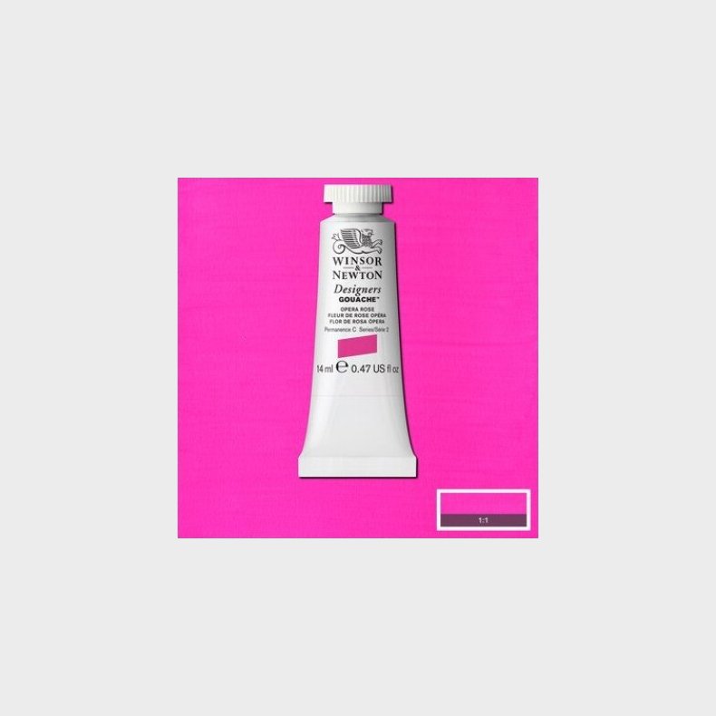 Winsor &amp; Newton - Designers Gouache Maling - Opera Rose 14 Ml