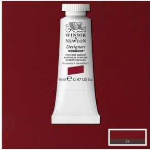 Winsor & Newton - Designers Gouache Maling - Perylene Maroon 14 Ml