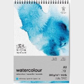 Winsor & Newton - Akvarelblok - A3 - Cold Press - 12 Ark