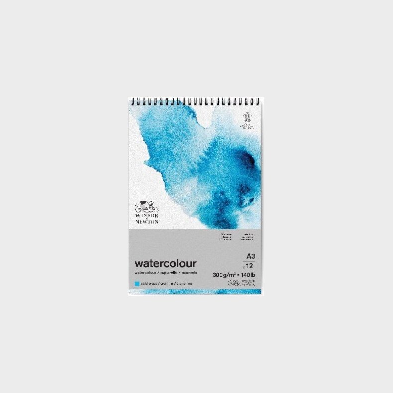 Winsor &amp; Newton - Akvarelblok - A3 - Cold Press - 12 Ark