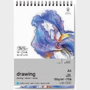 Tegneblok - A4 - 25 Sider - Winsor & Newton