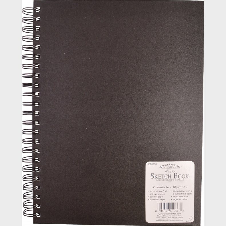 Skitsebog - A5 - Winsor &amp; Newton - 80 Ark