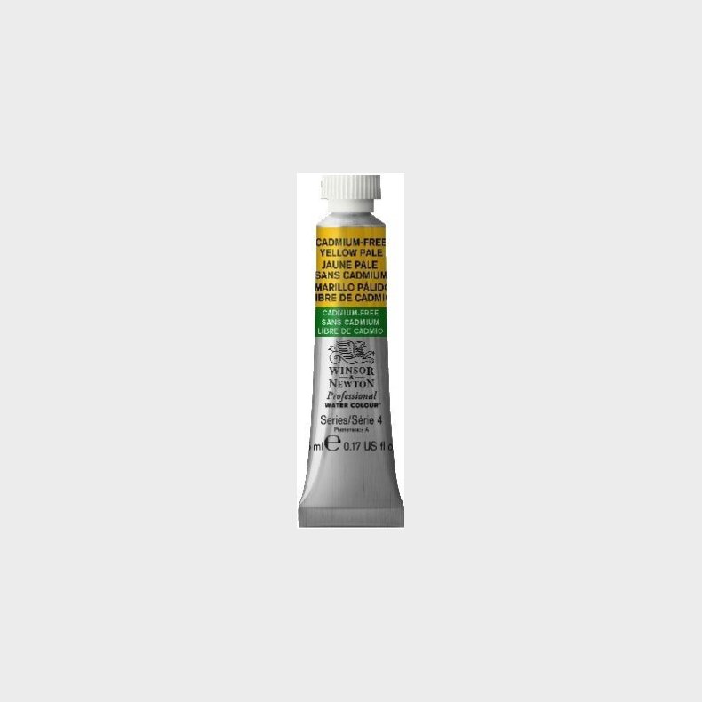 Winsor &amp; Newton - Akvarelfarve - Cadmium Free Yellow Pale 5 Ml